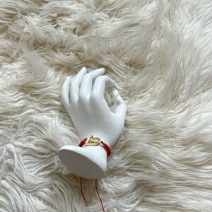 Red & Gold Heart Bracelet